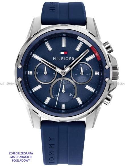 Pasek Silikonowy Do Zegarka Tommy Hilfiger 1791791 21 Mm Paski I