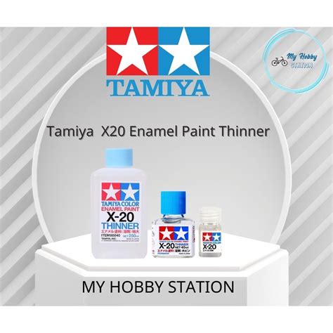 Tamiya X20 Enamel Paint Thinner 80030 40ML 250ML Shopee Malaysia