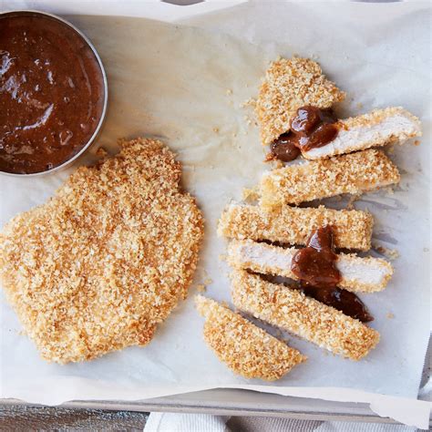 Crispy Baked Pork Cutlets With Homemade Tonkatsu Sauce Recipe