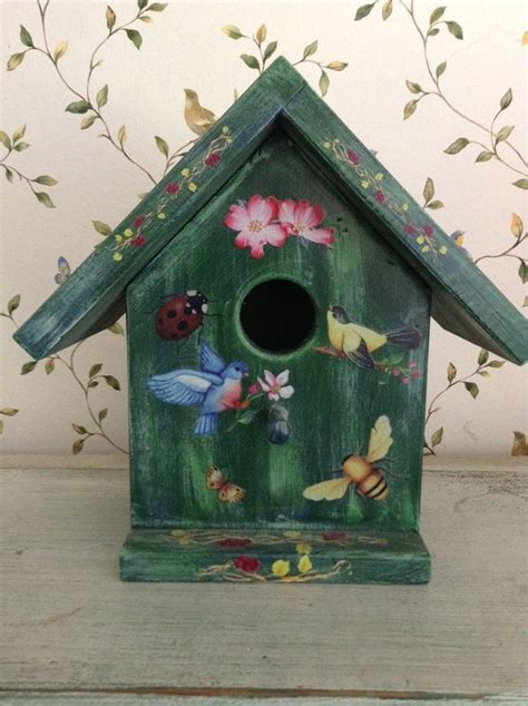 Decorative Birdhouses Handcrafted Decorative Birdhouse By