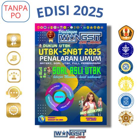 Promo BUKU WANGSIT OM JERO PENALARAN UMUM UTBK SNBT 2025 FULL MATERI