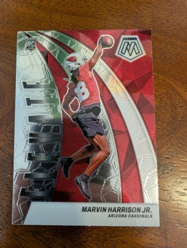 Marvin Harrison Jr 2024 Panini Mosaic Football 2 Elevate Rookie