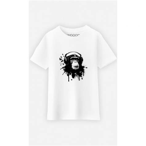 Tshirt CREATIVE MONKEY Le Roi Du T Shirt