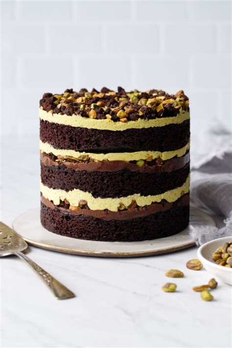 Chocolate Pistachio Naked Layer Cake Artofit