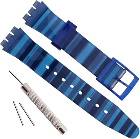 Greenolive Replacement Waterproof Silicone Rubber Watch Strap Watch