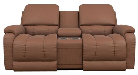 La Z Boy® Greyson Power Reclining Loveseat With Headrest And Console