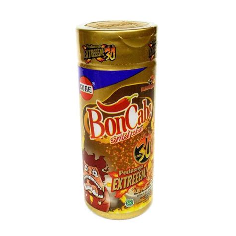 Jual Kobe BONCABE Level 30 Pedas Extreme 40gr Sambal Cabai Bubuk