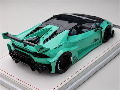 Ivy Models 1 18 Lamborghini Huracan LB Works Tiffany Blue