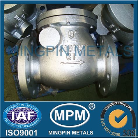 JIS 10K Marine Cast And Ductile Iron Swing Check Valve China Swing