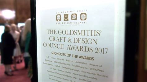 The Goldsmiths Craft And Design Council Awards 2017 Youtube