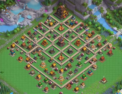 Clan Capital Peak Level 9 Layout 1 Clash Titans