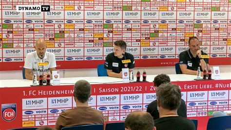 6 Spieltag FCH SGD Pressekonferenz Nach Dem Spiel YouTube