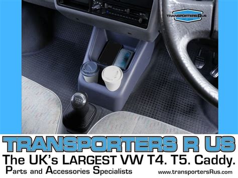 TRIMTECH VW T4 Centre Console With Cup Holders Years 1990 2003 Vw T4