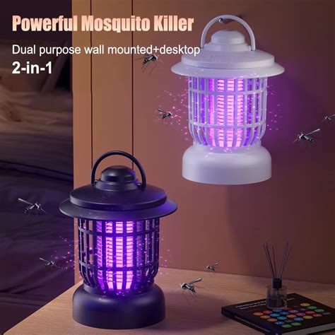 Matamosquitos El Ctrico Port Til L Mpara Uv Antimosquitos En