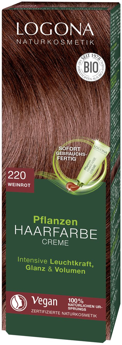 Logona Pflanzen Haarfarbe Creme Weinrot Ml Online Kaufen