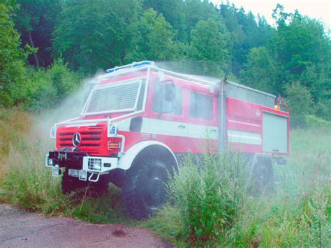 2000 Mercedes Benz Unimog U5000 Feuerwehr 4x4 Firetruck Gg