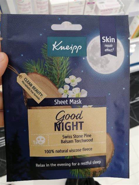 Kneipp GOOD NIGHT Sheet Mask 1 U INCI Beauty