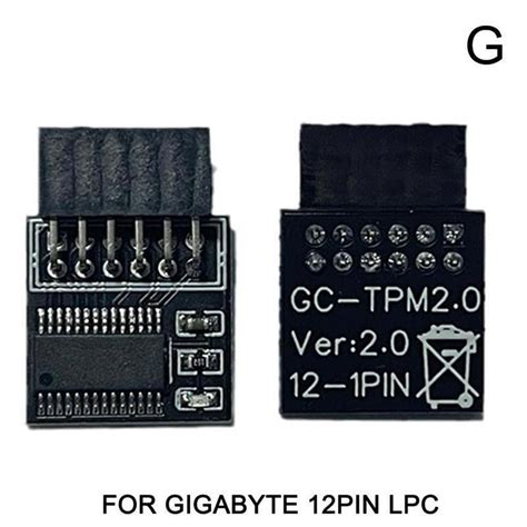 Tpm2 0 Security Module Supports Multi Brand Motherboards 20 1pin 12 14