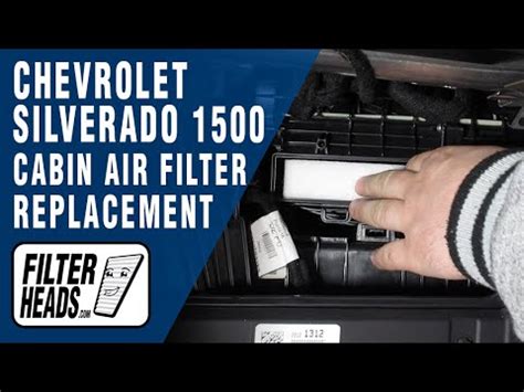 Chevy Silverado Cabin Air Filter Location