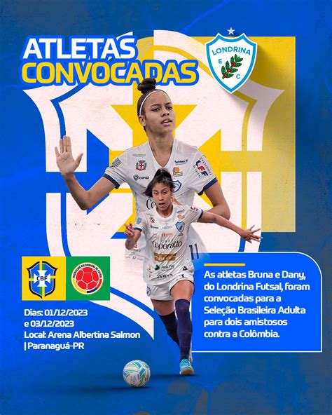 Atletas Do Londrina Futsal S O Convocadas Para A Sele O Brasileira