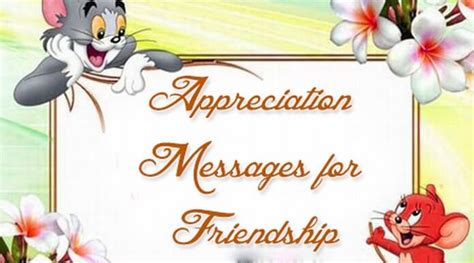 Appreciation Messages for Friendship