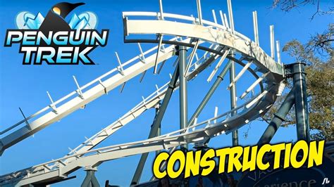 Seaworld Orlando Penguin Trek Construction Update And Coaster Povs