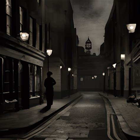 London 1900 Dark Street Baker Street Like · Creative Fabrica