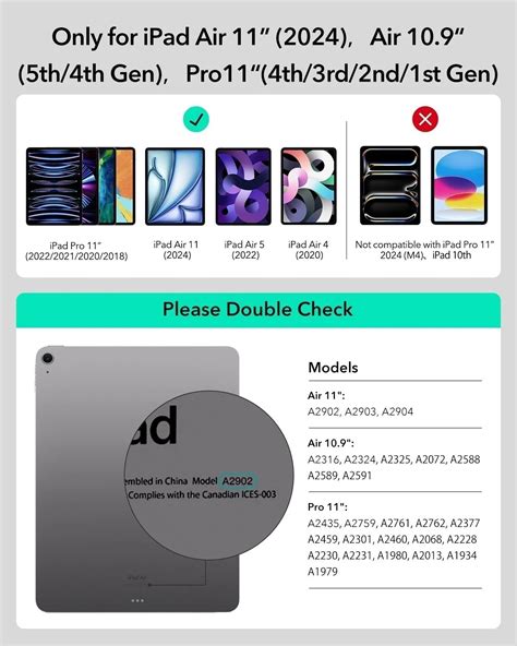 Rebound Magnetische Tastatur Hülle 360 für iPad Air 11 inch (2024