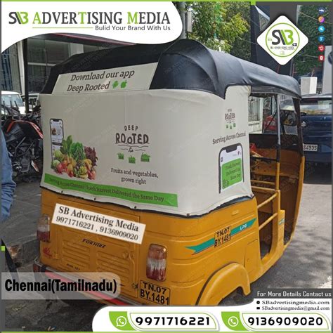 Auto Rickshaw Advertising In Chennai Tamil Nadu At Rs Unit Auto