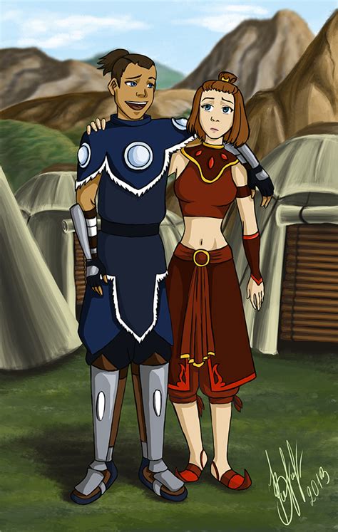 Sokka and Suki by lerielos on DeviantArt