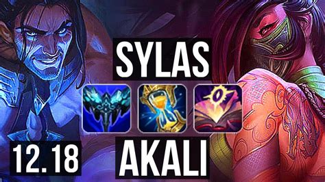 SYLAS Vs AKALI MID Legendary 6 Solo Kills 500 Games 23 5 8