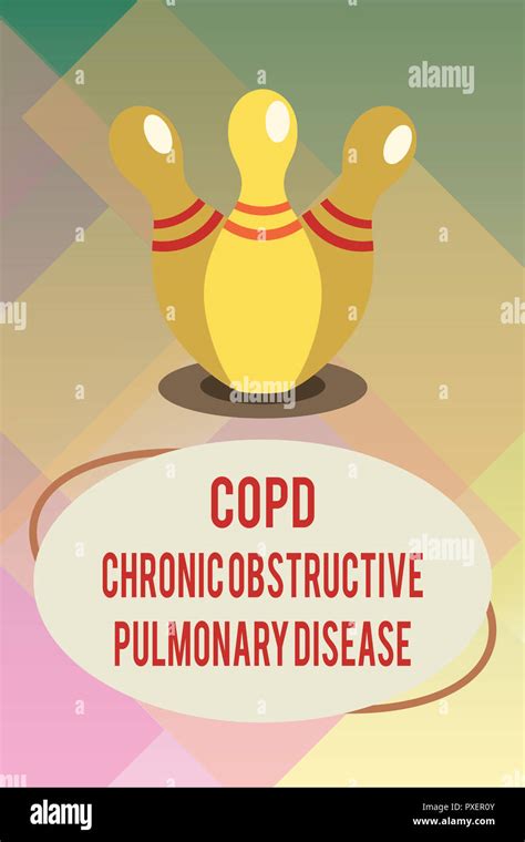 Handschrift Text Copd Chronisch Obstruktive Lungenerkrankung Begriff