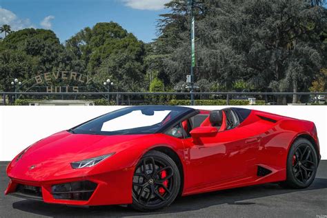 Lamborghini Huracan Spyder Rental Los Angeles Rent A Huracan Convertible