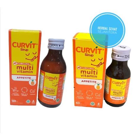 Jual Curvit Sirup Ml Dan Ml Curvit Sirup Ml Dan Ml