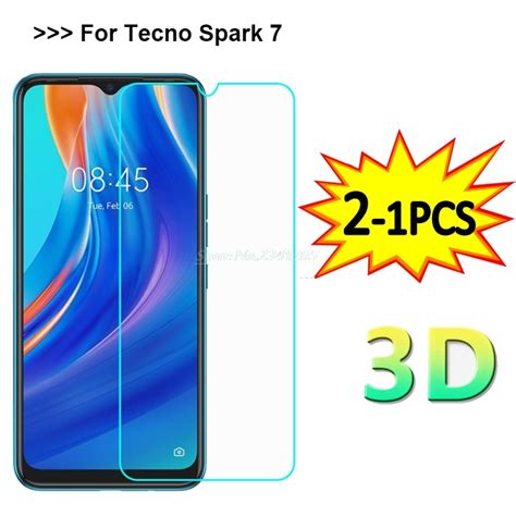 Pc Tempered Glass Screen Protector For Tecno Spark Pro Spark P