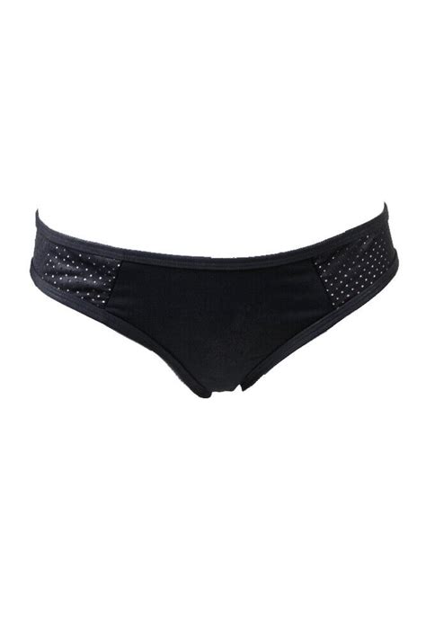 Rachel Rachel Roy Black Laser Mesh Sporty Scoop Bikini Bottom M Ebay