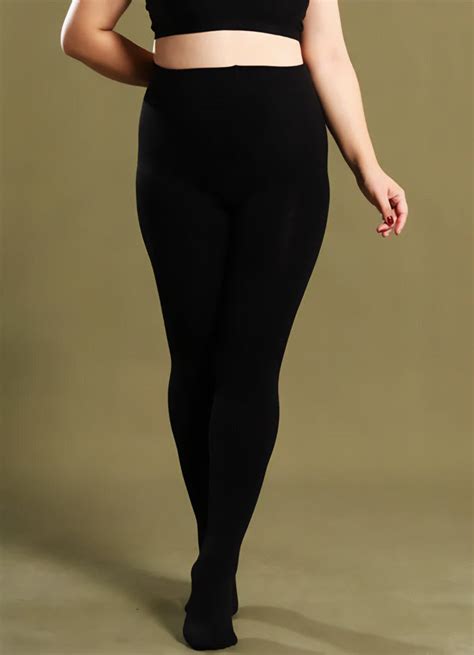 Plus Size Velvety Cozy Tights Fits Upto 10xl Muselot