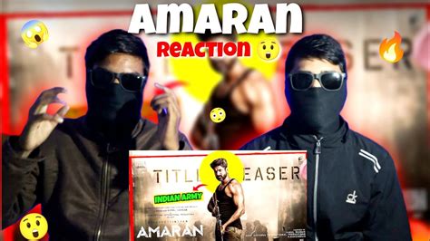 Amaran Teaser Reaction Ulaganayagan Kamal Haasan Sivakarthikeyan