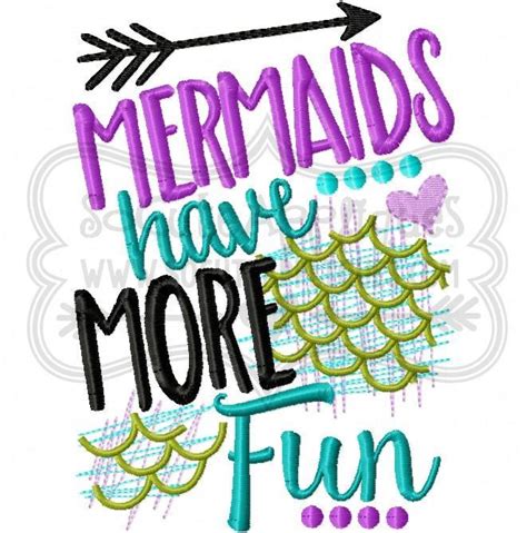 Mermaids Have More Fun 5x7 6x10 Mermaid