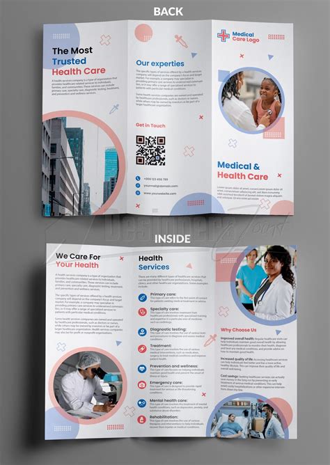 Medical And Health Care Tri Fold Brochure Template Designersjointcom