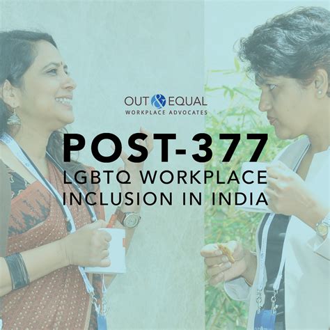 Checking The Pulse LGBTQ Workplace Inclusion In Post 377 India Out