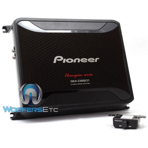 GM D8601 Pioneer Monoblock 800W RMS Class D Gm Series Car Amplifier