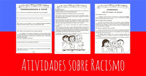 Atividades Sobre O Racismo