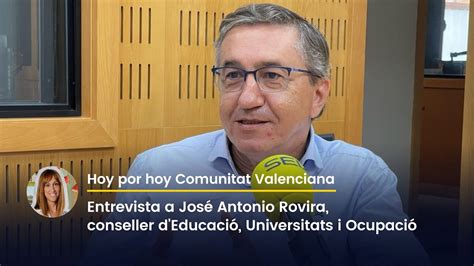 Entrevista A Jos Antonio Rovira Conseller D Educaci Universitats I