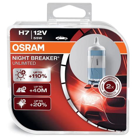 Osram H7 12V 55W PX26D Night Breaker Unlimited Box BBN E Shop