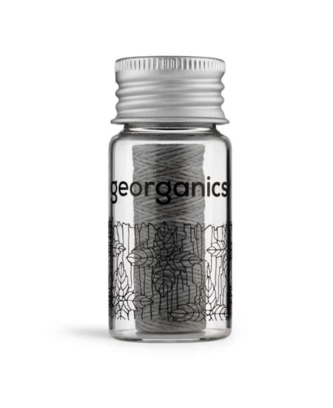 Georganics Natural Floss With Glass Dispenser In3 Flavours