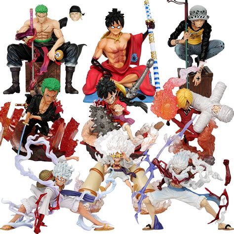 GK One Piece Action Figure Monkey D Luffy Nika Sun God Gear 5 Roronoa