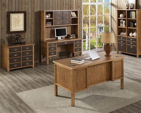 Half Pedestal Desk Martin Furniture