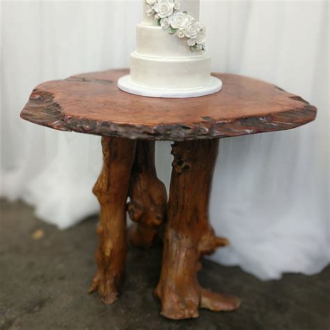 Live Edge Tree Trunk Table The Wedding Shop