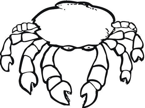 Free Printable Crab Coloring Pages For Kids